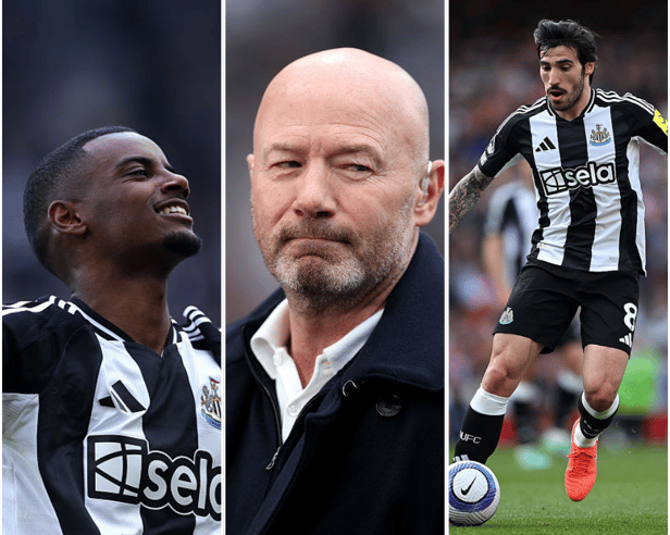 Alan Shearer has included Alexander Isak and Sandro Tonali in his Premier League team of the season