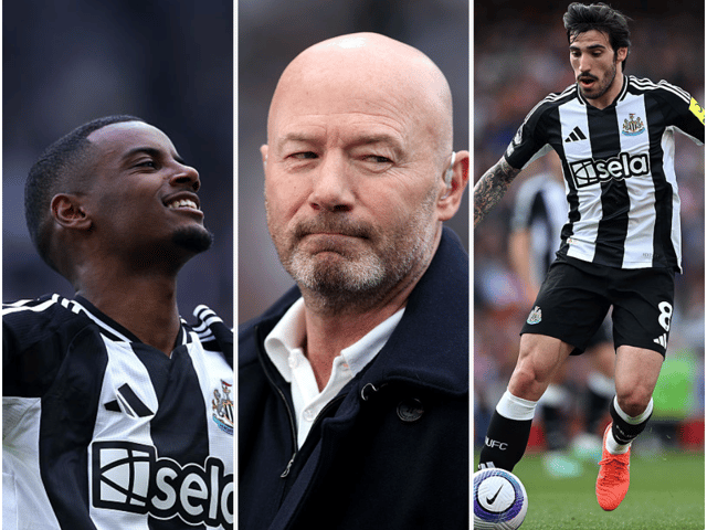 Alan Shearer has included Alexander Isak and Sandro Tonali in his Premier League team of the season