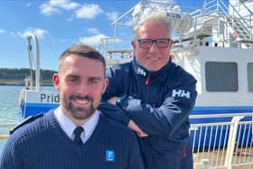 Stephen Beck and Stephen Beck Jnr have become the Shields Ferry's first ever father and son duo.