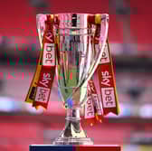 The Sky Bet Championship Play-Off Final trophy