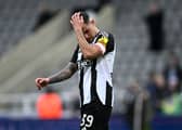Bruno Guimaraes of Newcastle United looks dejected following the team's defeat during the Emirates FA Cup Fifth Round match between Newcastle United and Brighton & Hove Albion at St James' Park on March 02, 2025 in Newcastle upon Tyne, England. (Photo by Stu Forster/Getty Images)