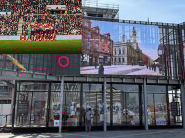 The big screen in Keel Square will be showing the SAFC playoff final against Sheffield United.