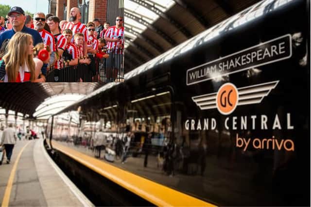 Thousands of SAFC fans will be heading to the capital by train.