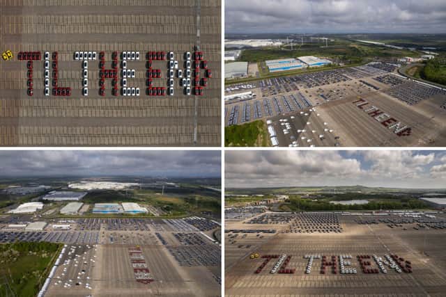Nissan created the message ahead of SAFC's trip to Wembley.