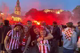 Sunderland fans in London