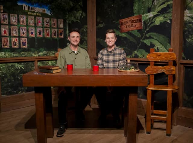 Wax figures of television presenters Ant McPartlin and Declan Donnelly, which have been returned to Madame Tussauds Blackpool after undergoing a transformation