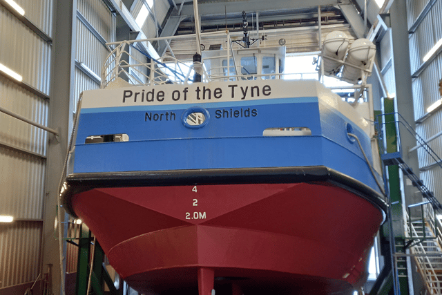 Both Shields Ferries were serviced at South Shields-based UK Docks.