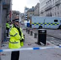 Aftermath of Liverpool parade incident.