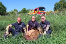 Firefighters from County Durham and Darlington Fire and Rescue Service