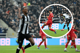 Alexander Isak's stunning goal v Liverpool has been nominated for Premier League goal of the season