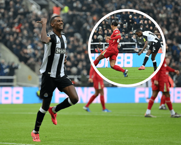 Alexander Isak's stunning goal v Liverpool has been nominated for Premier League goal of the season