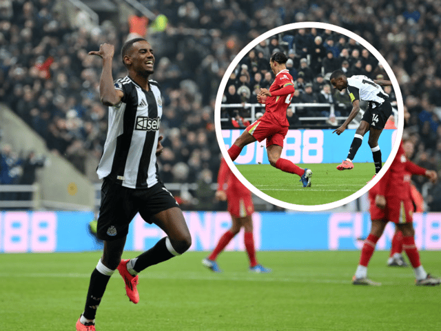 Alexander Isak's stunning goal v Liverpool has been nominated for Premier League goal of the season