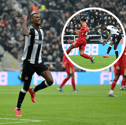 Alexander Isak's stunning goal v Liverpool has been nominated for Premier League goal of the season