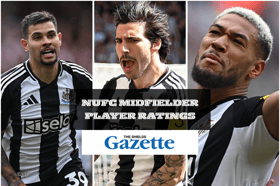 Newcastle United midfielder player ratings.