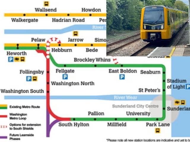 The Tyne & Wear Metro line is to be expanded to include Washington.
