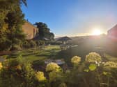 The gorgeous gardens of the Lord Crewe Arms.