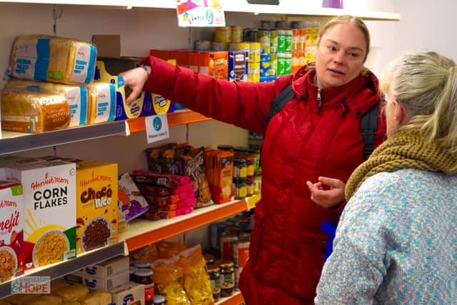 The charity helps to tackle food poverty in the borough