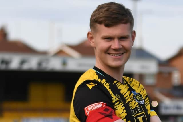 Aidan Heywood has been named as Hebburn Town captain following the departure of former skipper Amar Purewal (photo Tyler Lopes)