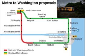 The proposed new Washington route.