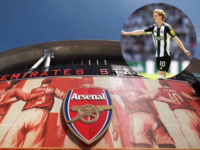 Newcastle United winger Anthony Gordon has been linked with a move to Arsenal.
