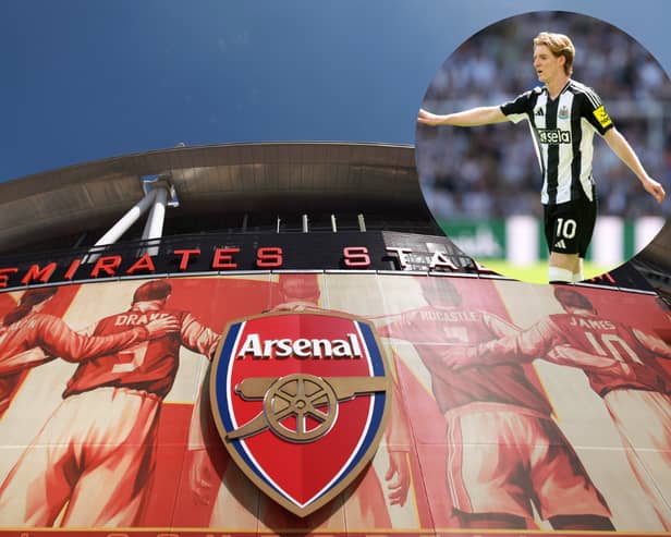 Newcastle United winger Anthony Gordon has been linked with a move to Arsenal.