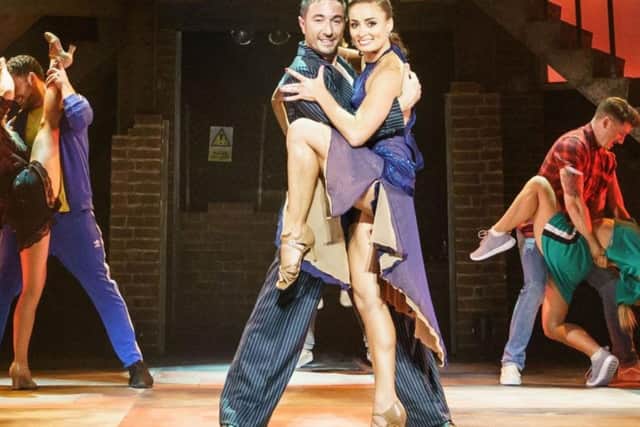 Vincent Simone and Flavia Cacace performing together.