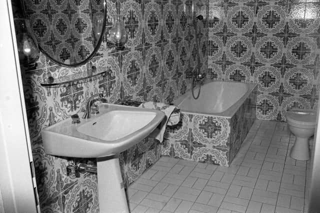 Bathroom design tended to be bolder back in the 70s