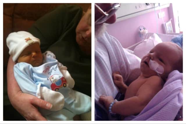 Kristina's son, JT, who died of CMV in 2011.