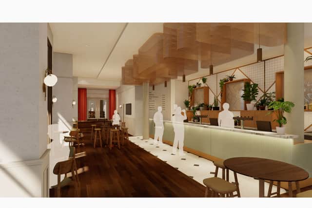 Artist's impression of how The Green Room will look