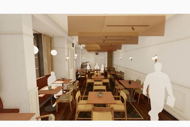 Artist's impression of how The Green Room will look