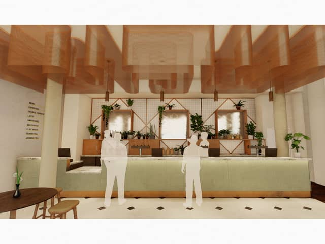 Artist's impression of how The Green Room will look
