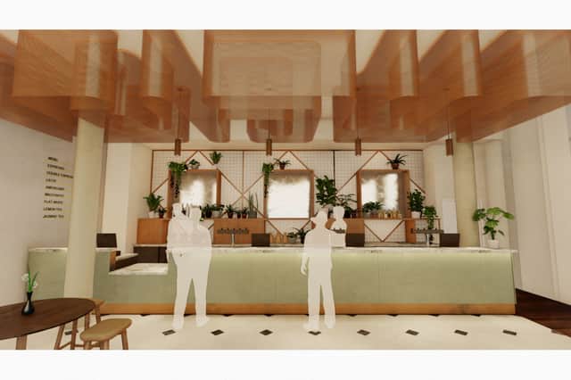 Artist's impression of how The Green Room will look
