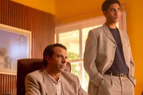 Tom Cullen (John Palmer) and Joshua Samuels (Jerren) in The Gold series 2