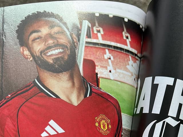Matheus Cunha has been pictured in the new Manchester United kit