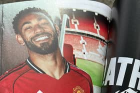 Matheus Cunha has been pictured in the new Manchester United kit