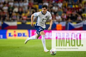 Tino Livramento of England during the UEFA European Under-21 Championship 2025 Group B football match between Czechia U21 and England U21. Stadium DAC Arena Mol Arena, Dunajska Streda, Slovakia, June 12, 2025. Photo by Branislav Racko Copyright: xx 080A6114
