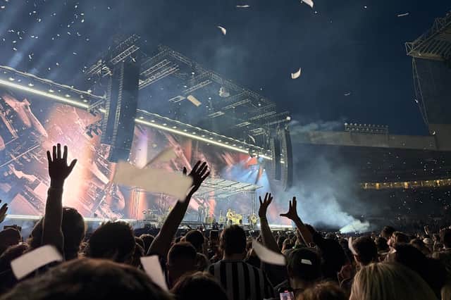 Sam Fender kicked off the first of three shows at St James Park on Thursday evening.