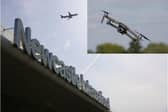 Newcastle Airport has seen a 512% increase in drones illegally entering the airport's airspace.