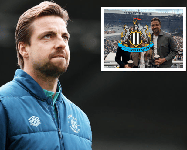 Former Newcastle United goalkeeper Tim Krul back at St James' Park.