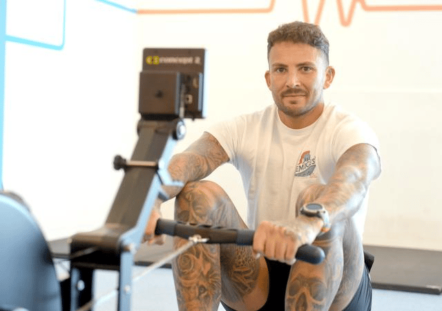 Karl Bainbridge, from South Shields, is in training to row across 3,000 miles across the Atlantic Ocean for charity.