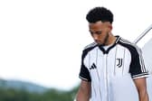 Lloyd Kelly #6 of Juventus arrives at the airport prior to the official FIFA Club World Cup 2025 on June 14, 2025 in Lewisburg, West Virginia. (Photo by Michael Owens/Getty Images)