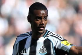 Alexander Isak of Newcastle United reacts during the Premier League match between Newcastle United FC and Everton FC at St James' Park on May 25, 2025 in Newcastle upon Tyne, England. (Photo by George Wood/Getty Images)