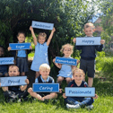 Pupils at St Aloysius Catholic Infant School in Hebburn.