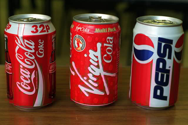 Virgin Cola was launched in the UK in 1994 as a rival to Pepsi and Coca-Cola