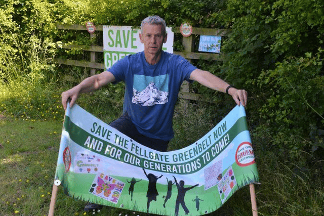 Dave Green, Save the Fellgate Greenbelt spokesperson.