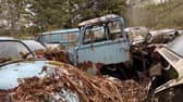 Old and rusted vehicles 