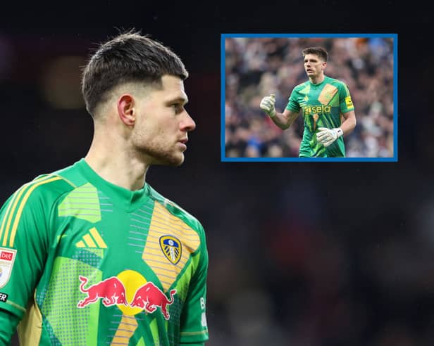 Illan Meslier is set to leave Leeds United. Newcastle's Nick Pope has been named as a potential replacement.
