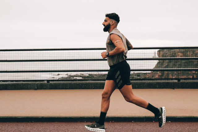 Joe Larkin is set to run approximately 1,200 miles from Madrid to South Shields.
