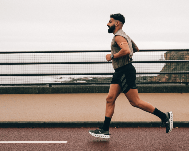 Joe Larkin is set to run approximately 1,200 miles from Madrid to South Shields.