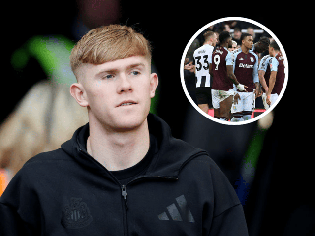 Lewis Hall has his sights set on featuring for Newcastle United v Aston Villa